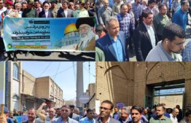 حضور گسترده مردم شریف شهرستان دارالمومنین شوشتر در راهپیمایی باشکوه روز جهانی قدس ، نشان‌دهنده‌ی تعهد و همبستگی با آرمان‌های آزادی‌خواهانه و حقوق بشر است